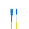 Fiber Optik Kablo Konektörleri LC-SC Jumper Optik Yama Kablosu Simplex OS2 Tek Modlu 9/125μm 3M