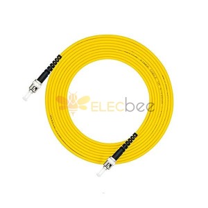 Fiber Optic Cable for Audio ST to ST Jumper Optical Patch Cord Simplex OS2 Single-mode 9/125μm 3M