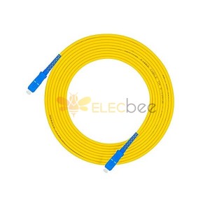 Cable de fibra óptica para Ethernet SC a SC Jumper Optical Patch Cord Simplex OS2 Single-mode 9/125'm 3M