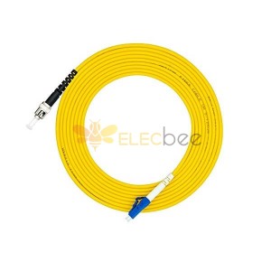 Cable de fibra óptica Modo único LC a ST Jumper Cable de parche óptico Simplex OS2 9/125ám 3M