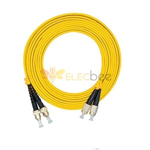 Glasfaserkabel zu Ethernet 3Meter FC zu ST Duplex 9/125'm OS2 Single-Mode Jumper Optical Patch Cord
