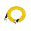 Fiber Optik Kabloethernet 3Meter FC ST Dubleks 9/125μm OS2 Tek modlu Jumper Optik Patch Cord için