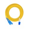 Cavi patch in fibra ottica da 3meter LC a SC Duplex 9/125-m OS2 monomodalità Fiber Optic Cable Jumper Lszh