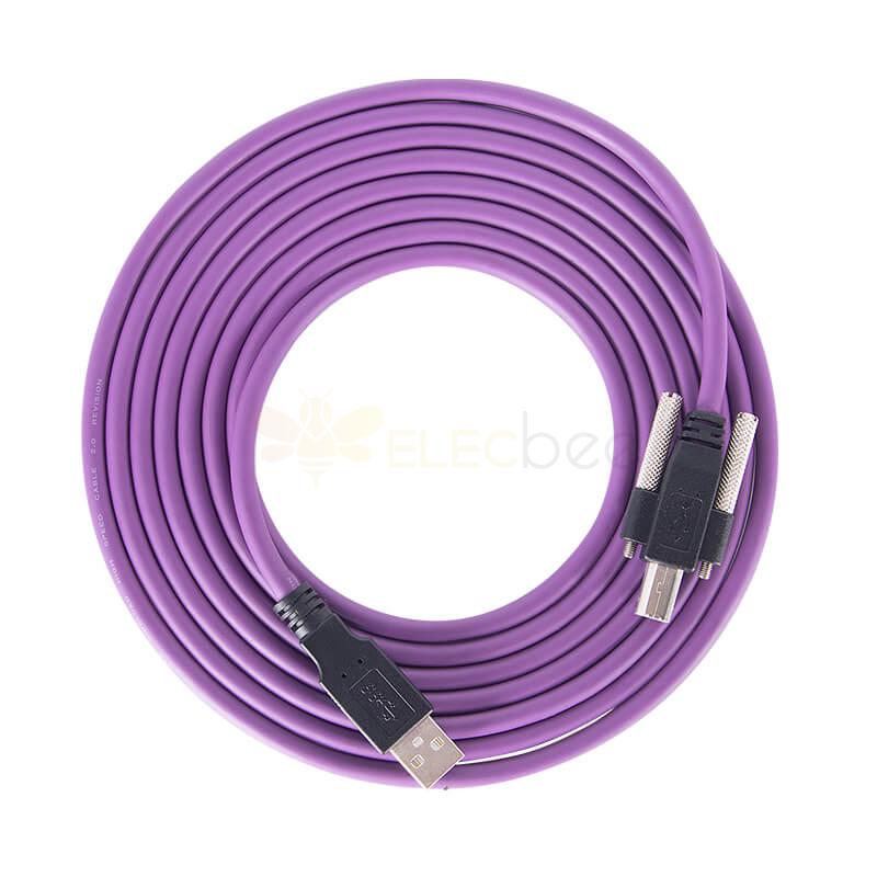 Cable de cámara industrial USB2.0 macho a tipo B2.0 macho 2M