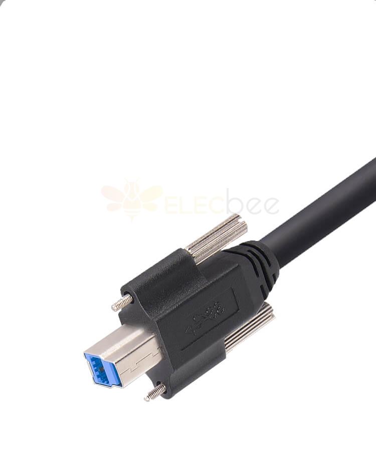 Cable de cámara industrial USB3.0A macho a USB3.0 B 2M 2M 2m