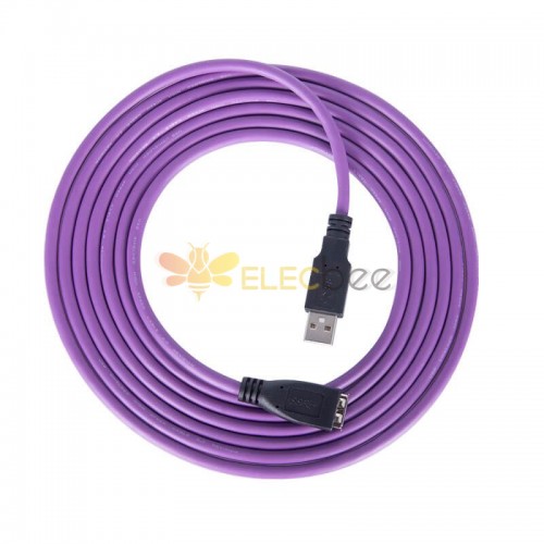 Industrial Camera Cable USB2.0A Male To A Female Extension Cable High Flexible Drag Chain 3M 2m