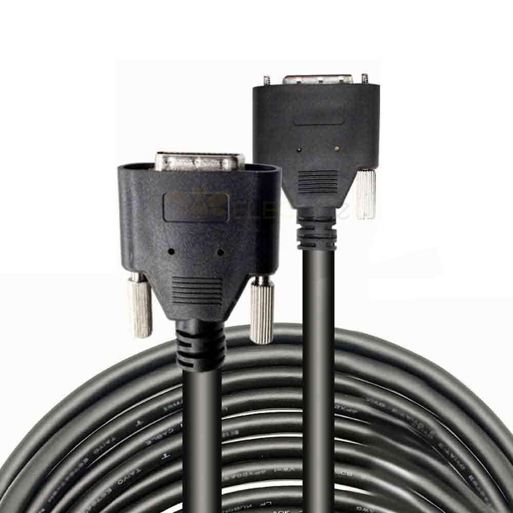 Fonte de alimentação CameraLink Cable - 26P PoCL Drag Chain MDR/MDR para transferência de dados de câmeras industriais - 5 metros de comprimento