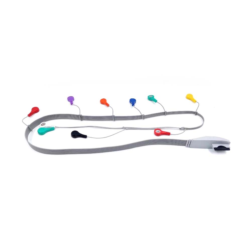 Compatible Mortala  10Lead ECG cable  Snap AHA