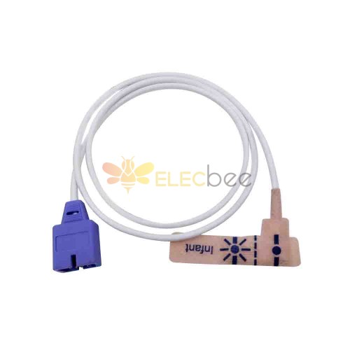 9 cabos descartáveis ​​compatíveis do sensor do Pin Spo2 para o infante