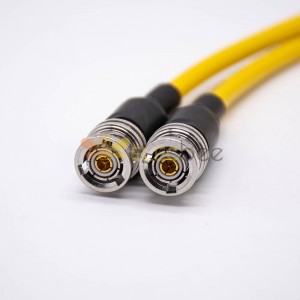 BNC Paslanmaz Çelik BNC Erkek- Erkek Konektörü 180° Mikrodalga Kablo