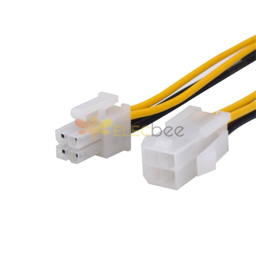 4Pin PC Cable CPU Power Supply Extension Cord Cable 30cm Desktop 4 Pin ...