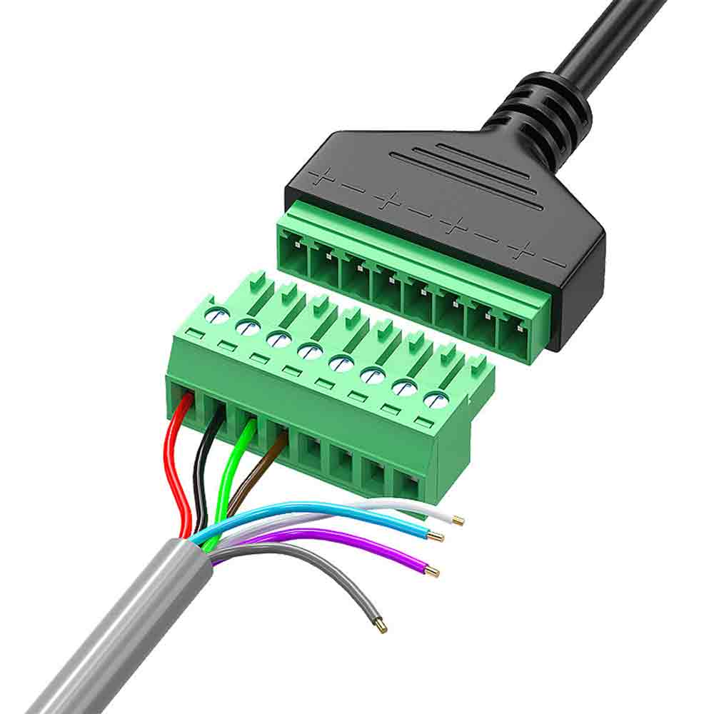 كابل التتابع CBL-7002 الطرفي مباشرة إلى RJ45، ذكر مستقيم