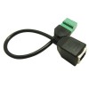 RJ45 a Vite Terminal Cable Adapter Female 8p8c a 8Pin Connettore blocco terminale molla