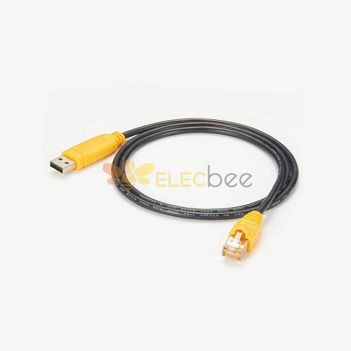 RS485 RJ45 8P8C To USB A Converter Cable For Frequency Inverter