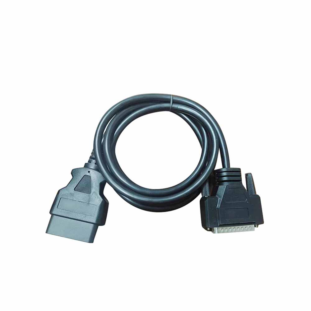 1,5 Meter OBD-Stecker auf DB25P-Stecker, Kabelbaum für das ganze Fahrzeug, OBD-Stecker, 1 Stecker auf 2 Buchsen, Übertragungskabel