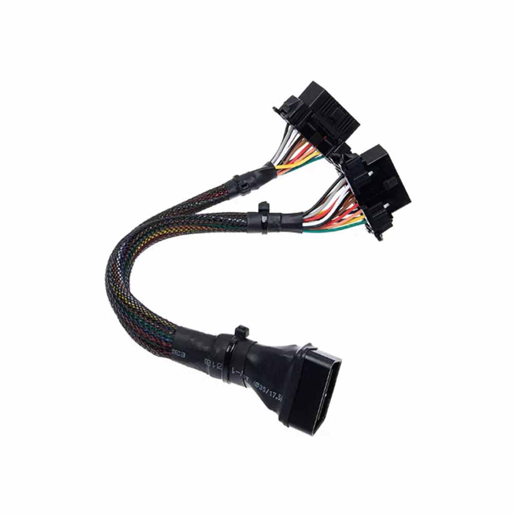 Cable de extensión divisor en Y OBD de 30 CM con blindaje compatible con Kia y Toyota