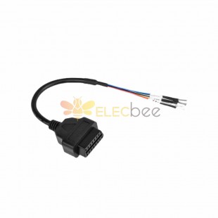 يدعم كابل محول Obd2 نماذج ECU المختلفة لكابل دائري 5-Core للسيارات للدراجات النارية 20 سم