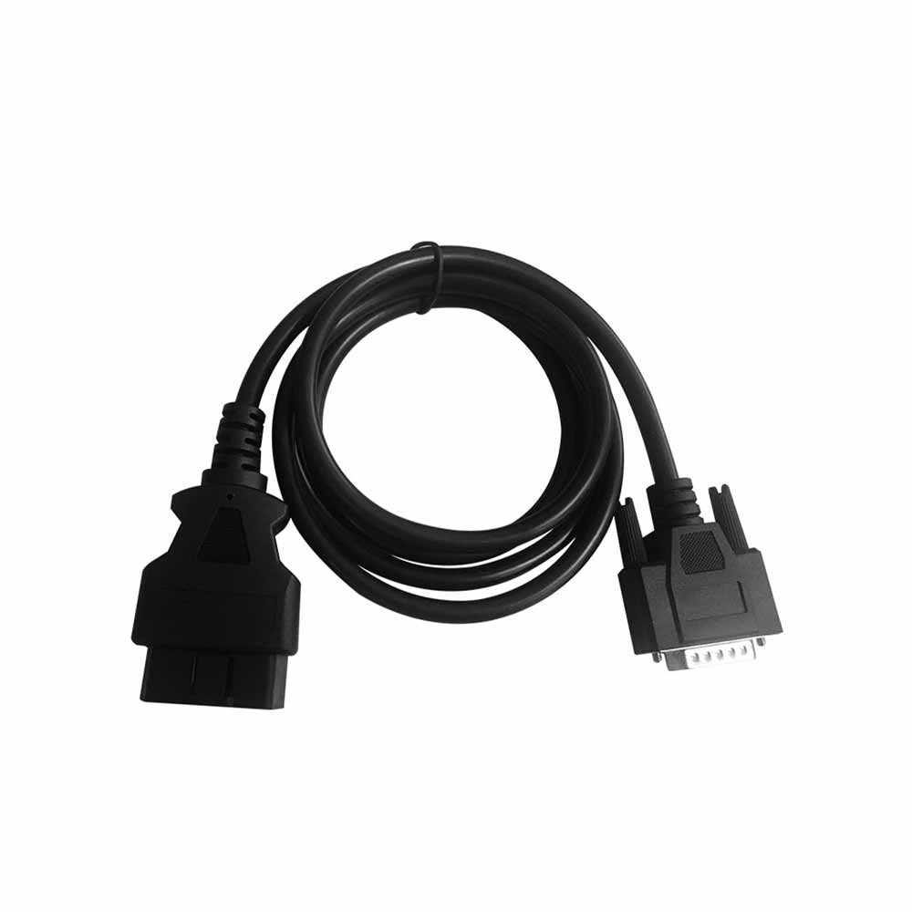 OBD2-Stecker auf DB15P-Stecker, Verlängerungskabel, OD7.0 16C, rundes Kabel, 50 cm