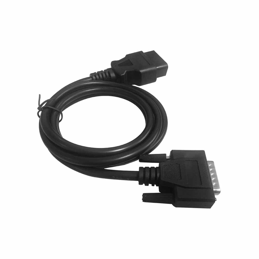 OBD2-Stecker auf DB15P-Stecker, Verlängerungskabel, OD7.0 16C, rundes Kabel, 50 cm