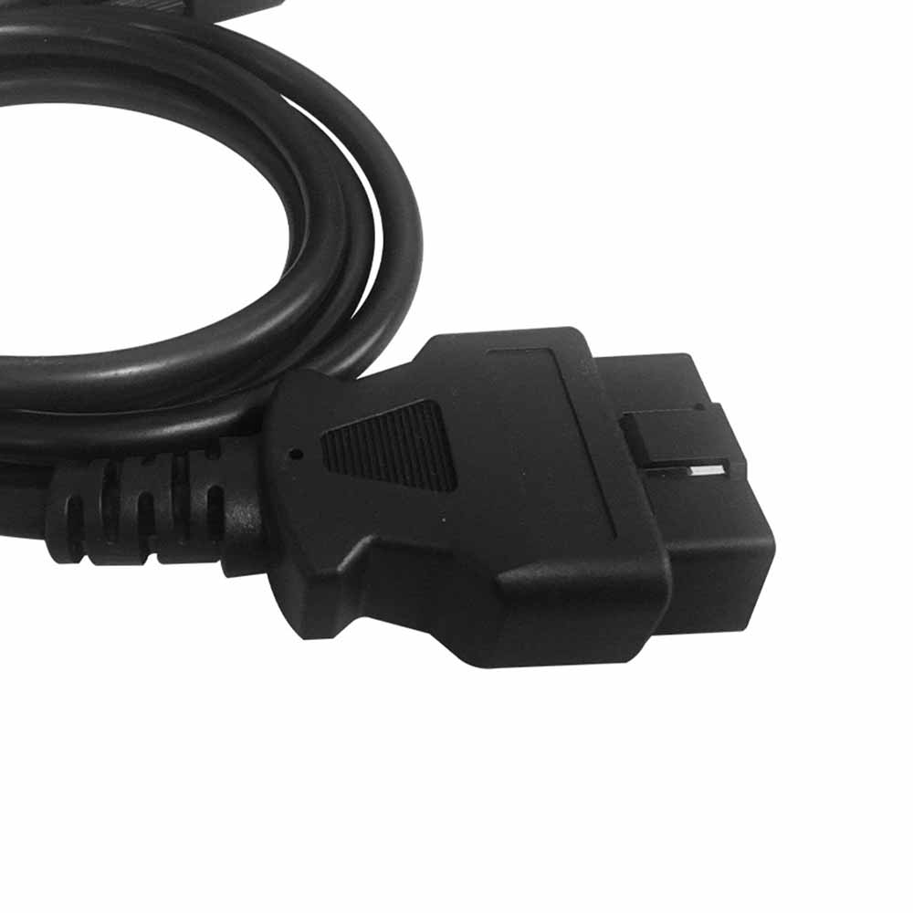 OBD2-Stecker auf DB15P-Stecker, Verlängerungskabel, OD7.0 16C, rundes Kabel, 50 cm