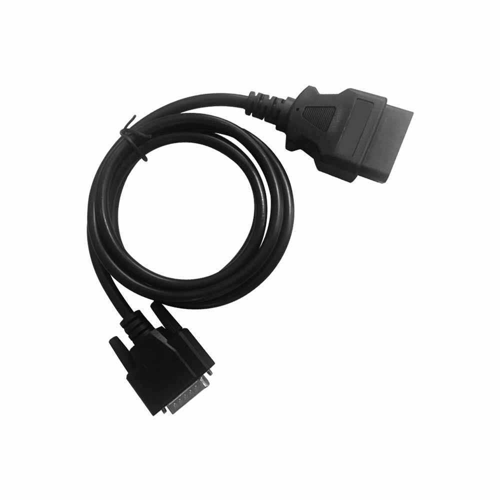 OBD2-Stecker auf DB15P-Stecker, Verlängerungskabel, OD7.0 16C, rundes Kabel, 50 cm