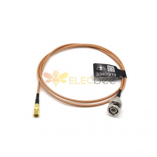 20pcs connecteur SMC droit femelle à BNC câble coaxial mâle droit avec RG316 1m