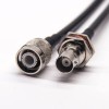 1M BNC Cable 180 Degre Female Waterproof to TNC 180 Degree Male with RG223 RG58 1m RG58