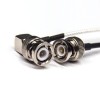 Cable BNC de 90 grados macho a BNC 180 grados macho cable coaxial con RG316 10cm