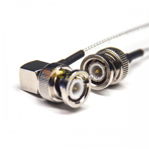 20шт кабель BNC 90 градусов штекер к коаксиальному кабелю BNC 180 градусов штекер с RG316 10см