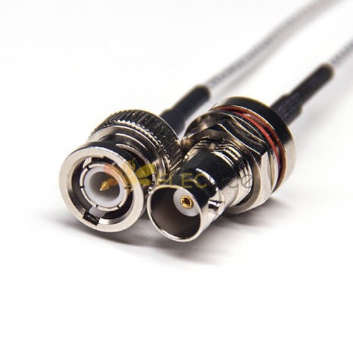 Bnc Connector Straight Male To Bnc Straight Female Waterproof Coaxial Cable With Rg316