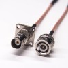 BNC Extension Cable Male Female 180 Degree RG316 Cable