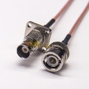 20 piezas Cable de extensión BNC macho hembra 180 grados RG316 Cable 10cm