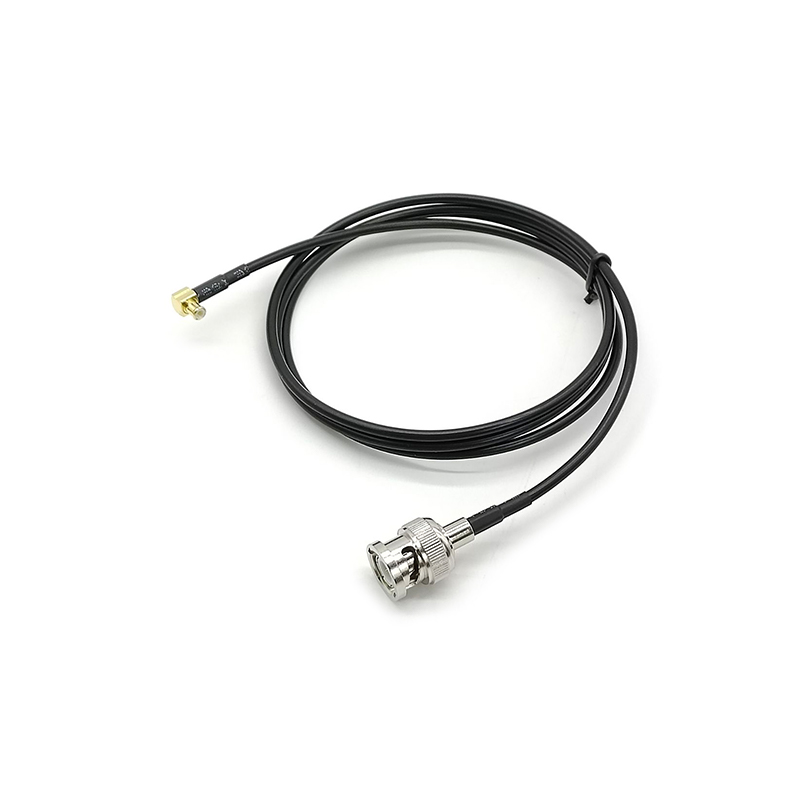 BNC Male To MCX Male Right Angle 1m Cable RG174