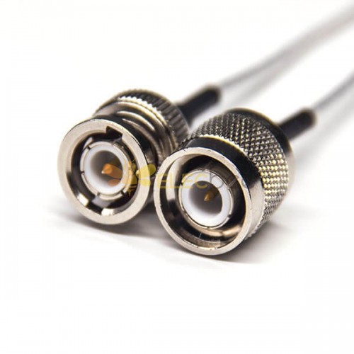 20pcs 10CM BNC para cabo macho reto para cabo coaxial macho reto TNC com RG316 10cm