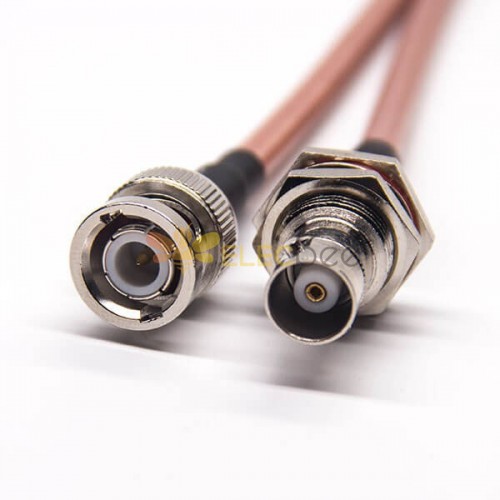 Coaxial Cable Rf Assembly Bnc Straight Male To Bnc Straight Female With Rg142 0941