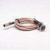 Conector de cable Din 1.0/2.3 macho Recto al cable coaxial macho BNC