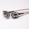 RG316 RF Coaxial Cable BNC Straight Male to BNC Right Angled Male 10cm