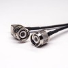 TNC macho a BNC macho cable 90 grados RF Coax Cable montaje RG174 10cm