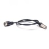 F Tipo Coaxial Cable Conector Masculino 180 Grau para Feminino Straight 50Ohm com RG179 10cm