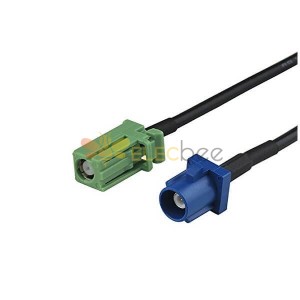 20 шт. радиочастотный кабель Best Buy Fakra C Male To AVIC зеленый женский кабель с косичками для gps-антенны удлинитель RG174 30 см