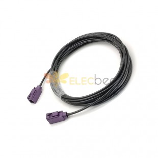 Fakra Antenna ConnectorCar 4G LTE GSM Telematics Antenna Extension Cable 5m for Audi A4 S4 A6 S6 Q5 Q3