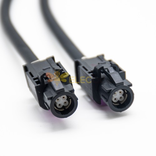 Fakra Lvds Cable 1m With 4pin A Code Female To Female Hsd Connector