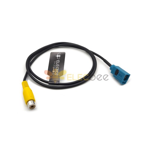 Fakra RCA Cable 1M for Reversing Camera Video Connection Parking Adapter of  Vehicle