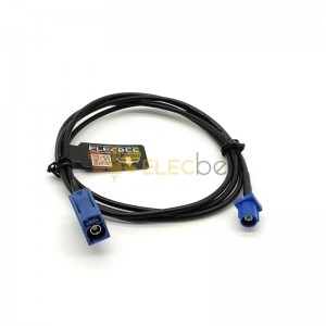 20 قطعة Fakra to Fakra Cable 1M Blue C أنثى إلى ذكر GPS هوائي تمديد كابل RG174