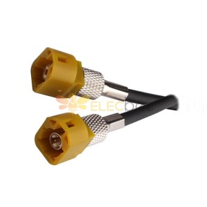 HSD Conector Standard M Code 4Pin Straight Male to Male Cable Assembly 1M HSD Connector Standard M Code 4Pin Straight Male to Ma