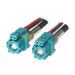 20 peças de conector HSD código Z 6 pinos fêmea para fêmea cabo LVDS 1M