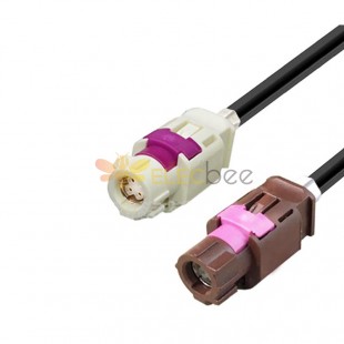 HSD LVDS B Plug to F Plug Male Cable Assembly Vehicle Car RGB Car Cable Extension 50CM