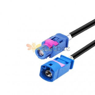 HSD LVDS Blue C Plug to C Jack Cable Assembly Vehicle RGB Car Cable Extension Customize 50CM