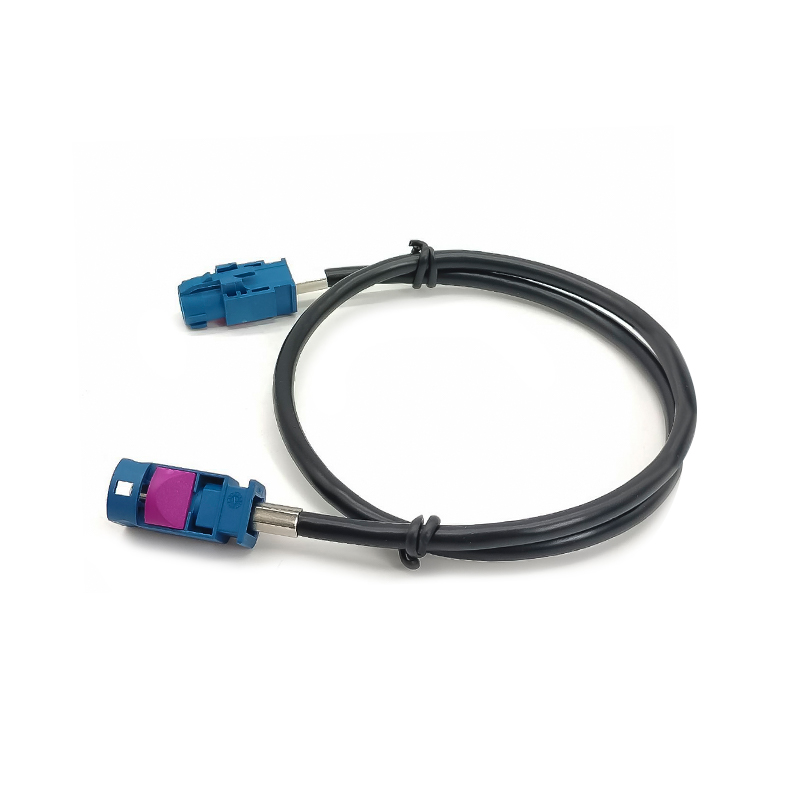 HSD LVDS Blue C Plug to C Jack Cable Assembly Vehicle RGB Car Cable Extension Customize 50CM