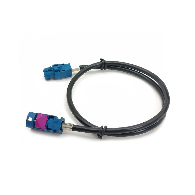 HSD LVDS Blauer C-Stecker auf C-Buchse Kabelmontage Fahrzeug-RGB-Autokabelverlängerung Anpassen 50CM